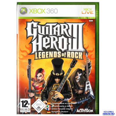 GUITAR HERO III LEGENDS OF ROCK XBOX 360