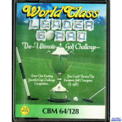 WORLD CLASS LEADERBOARD C64 KASSETT