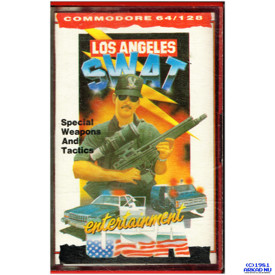 LOS ANGELES SWAT C64 KASSETT