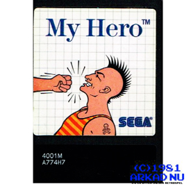 MY HERO SEGA CARD MASTER SYSTEM
