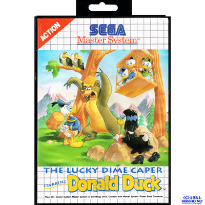 THE LUCKY DIME CAPER STARRING DONALD DUCK MASTERSYSTEM